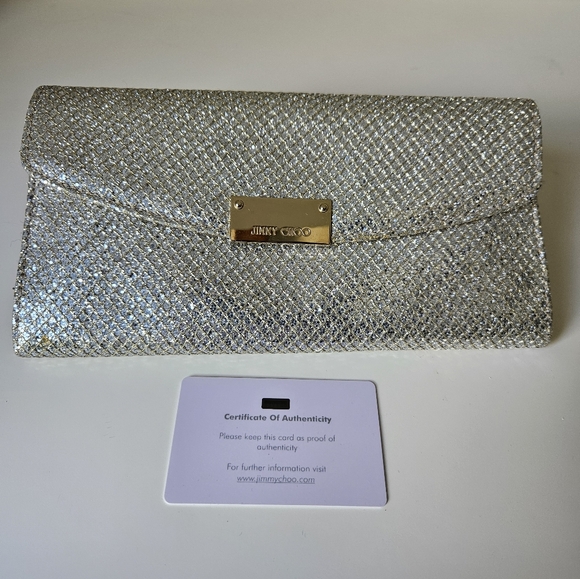 Jimmy Choo clutch Riane in Champagne - Picture 3 of 5